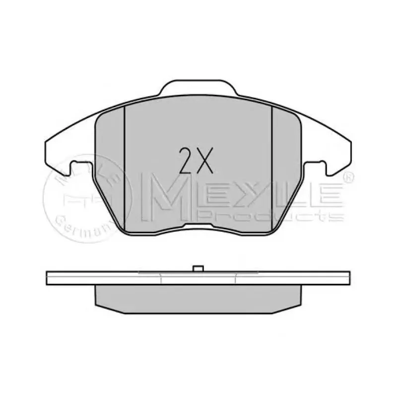 Колодки гальмівні (передні) VW Caddy III/Golf/Jetta/Passat/Skoda Fabia/Octavia/SuperB 04-