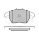 Колодки гальмівні (передні) VW Caddy III/Golf/Jetta/Passat/Skoda Fabia/Octavia/SuperB 04-