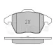 Колодки гальмівні (передні) Citroen C4/Peugeot 307 03-