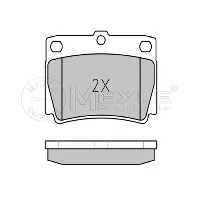 Колодки гальмівні (задні) Mitsubishi Pajero 91-00/Pajero Sport 98-