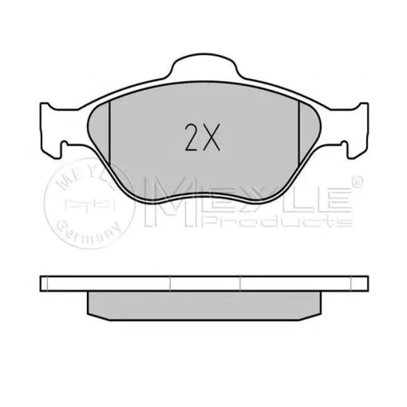 Колодки гальмівні (передні) Ford Fiesta 95-10/Fusion/Ka 02-12/Puma/Mazda 121 96-03/Mazda 2 03-07