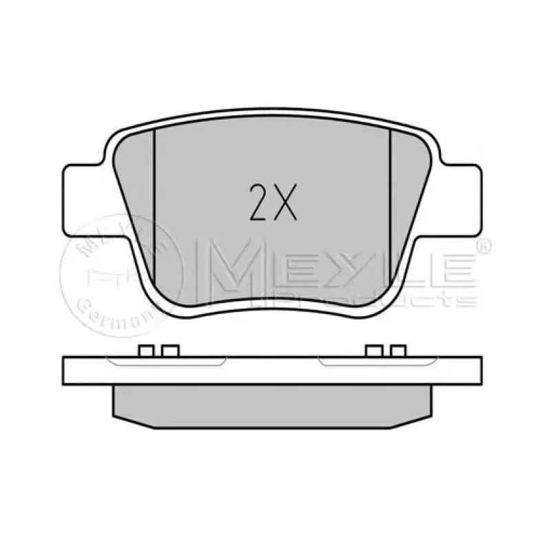 Колодки гальмівні (задні) Toyota Avensis/Corolla 1.6-2.4i 03-09 (Bosch)