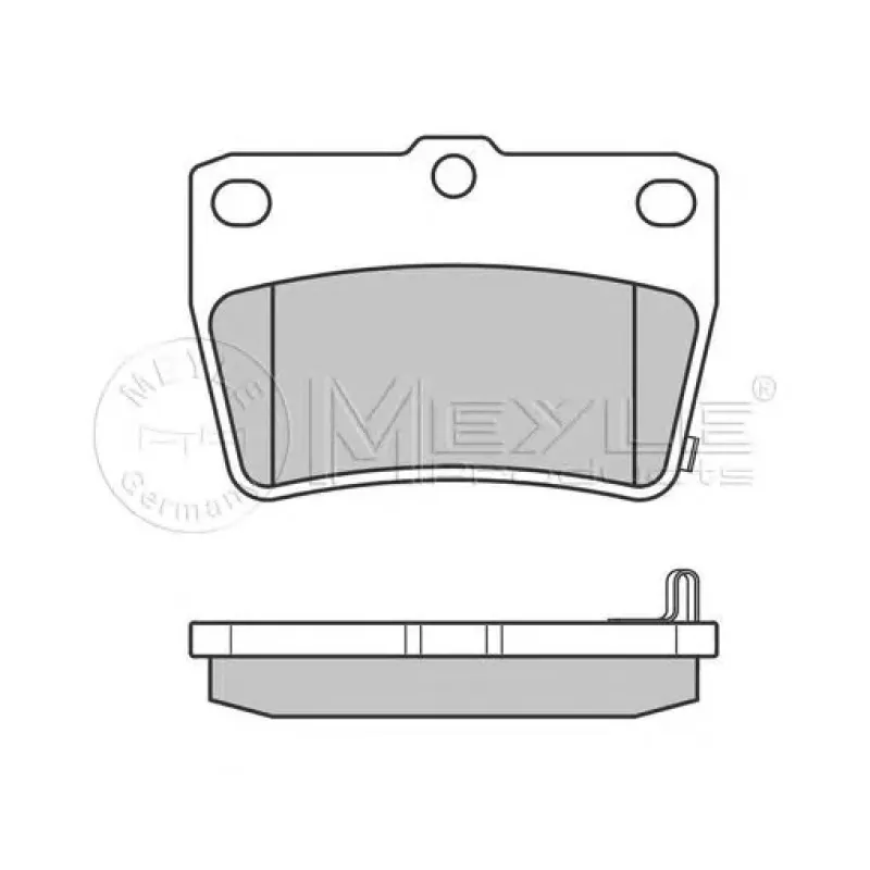 Колодки гальмівні (задні) Toyota Rav4 II 00-05 (Akebono)
