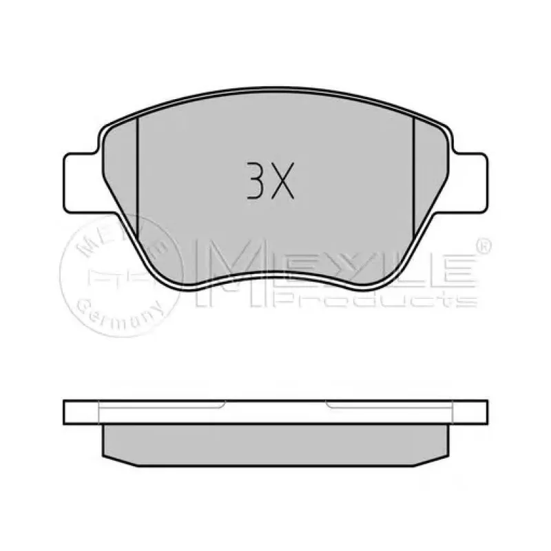 Колодки гальмівні (передні) Fiat Doblo/Citroen Nemo/Peugeot Bipper 08- (Bosch)
