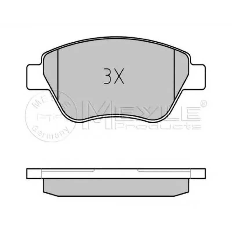 Колодки гальмівні (передні) Fiat Doblo/Citroen Nemo/Peugeot Bipper 08- (Bosch)