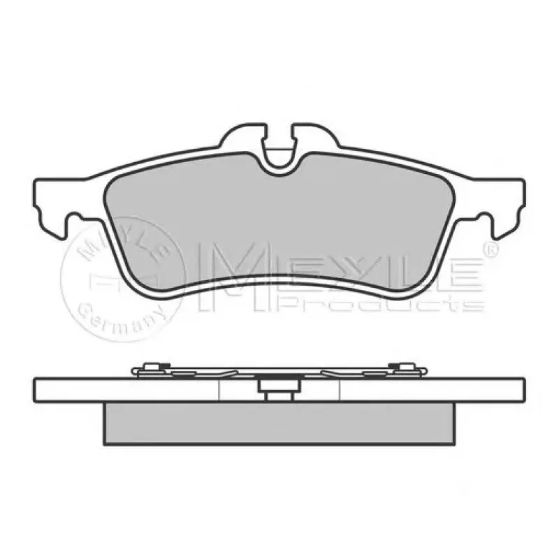 Колодки гальмівні (задні) Mini One/Cooper/Works 1.4/1.6 01-