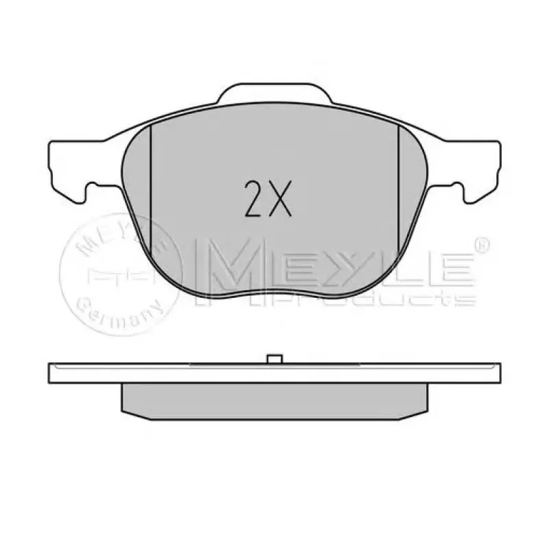 Колодки гальмівні (передні) Ford Focus II-III/Kuga/Connect/Mazda 3/5/Volvo C30/C70/S40 03-