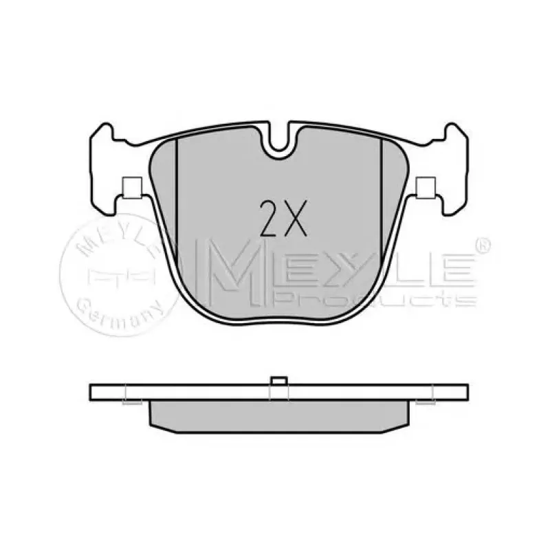 Колодки гальмівні (задні) BMW 5 (F07)/ 7 (F01-F04) 08- (Teves)