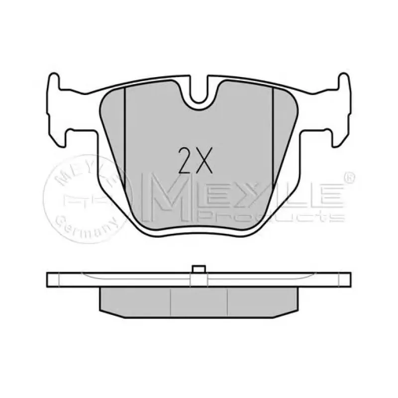Колодки гальмівні (задні) BMW 5 (E60/E61)/6 (E63/E64) 03- (ATE)