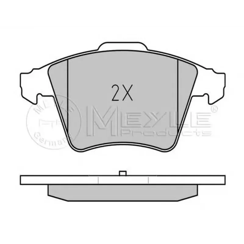 Колодки гальмівні (передні) VW T5 03- (18mm/17.6mm)