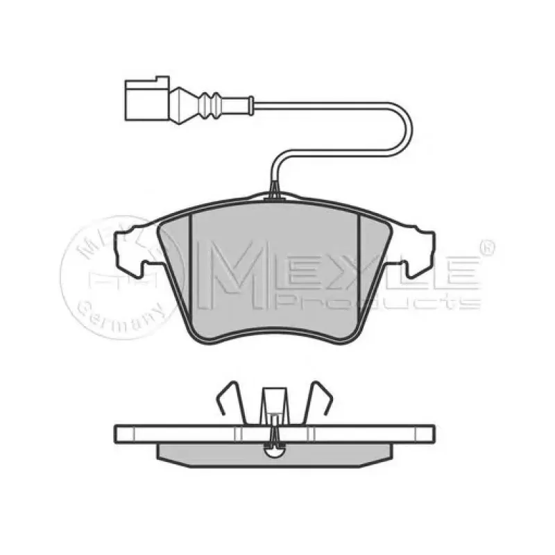 Колодки гальмівні (передні) VW Touareg 2.5TDI 03-10 (Ate) (з датчиком)