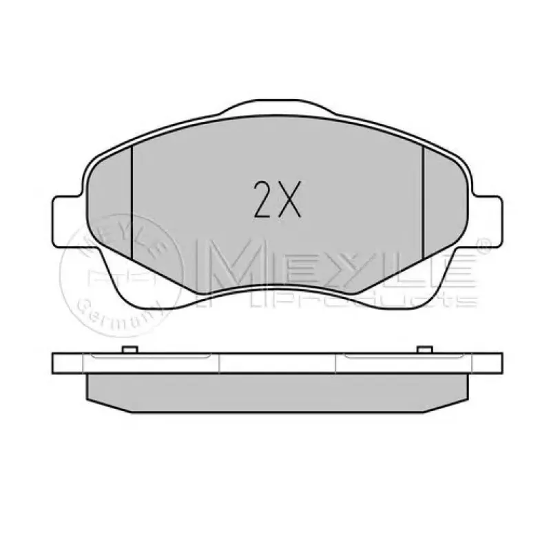 Колодки гальмівні (передні) Toyota Avensis/Corolla 03-09