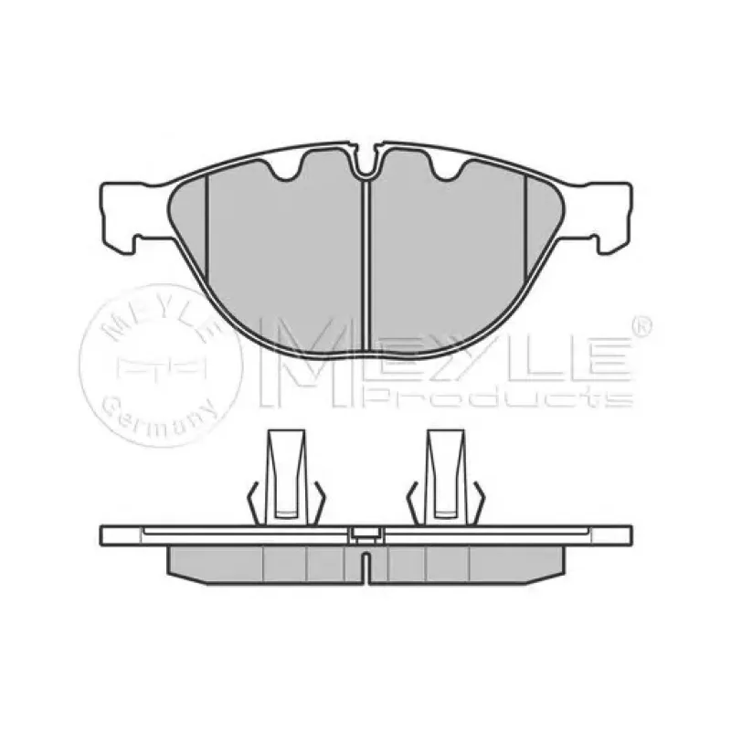 Колодки гальмівні (передні) BMW 5 (E60)/6 (E63)/7 (E65/E66/E67) 04-
