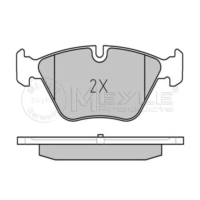 Колодки гальмівні (передні) BMW 5 (E60/E61) 03-10