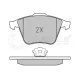 Колодки гальмівні (передні) Audi A3/Seat Leon/Skoda SuperB/VW Golf/Passat 03-15