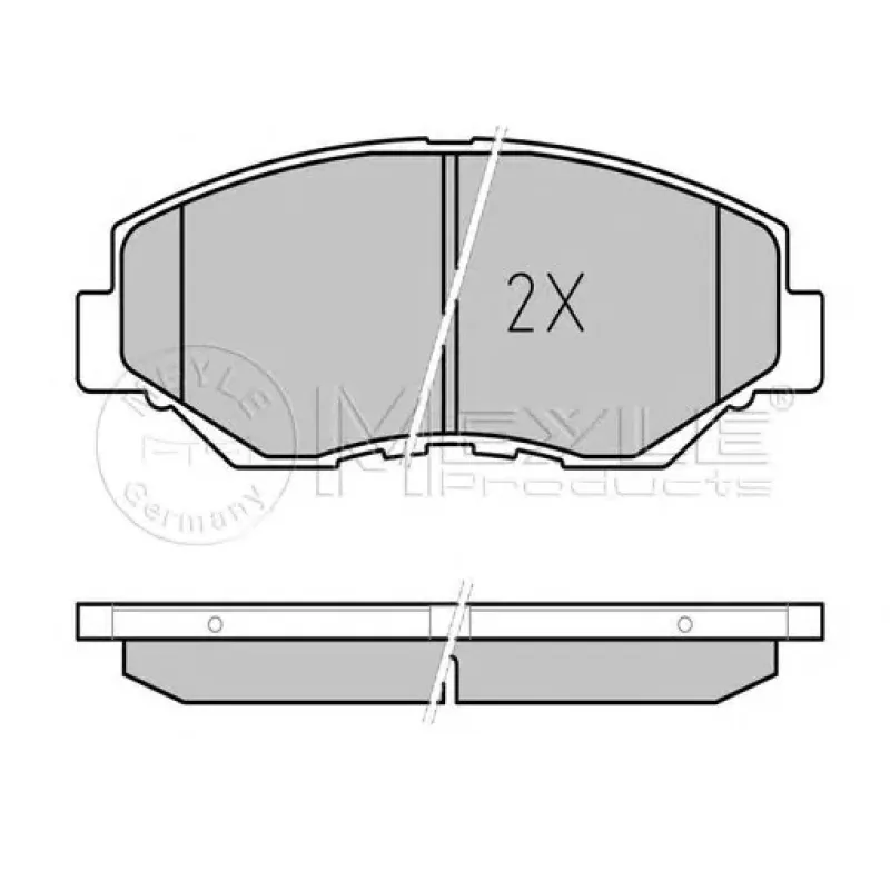 Колодки гальмівні (передні) Honda Accord VII 03-08/CR-V II 01-07/CR-V IV 13-/Civic IX/X 14-