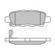 Колодки гальмівні (задні) Renault Koleos/Nissan Juke/Leaf/Qashqai/X-Trail/Suzuki 08- (Akebono)