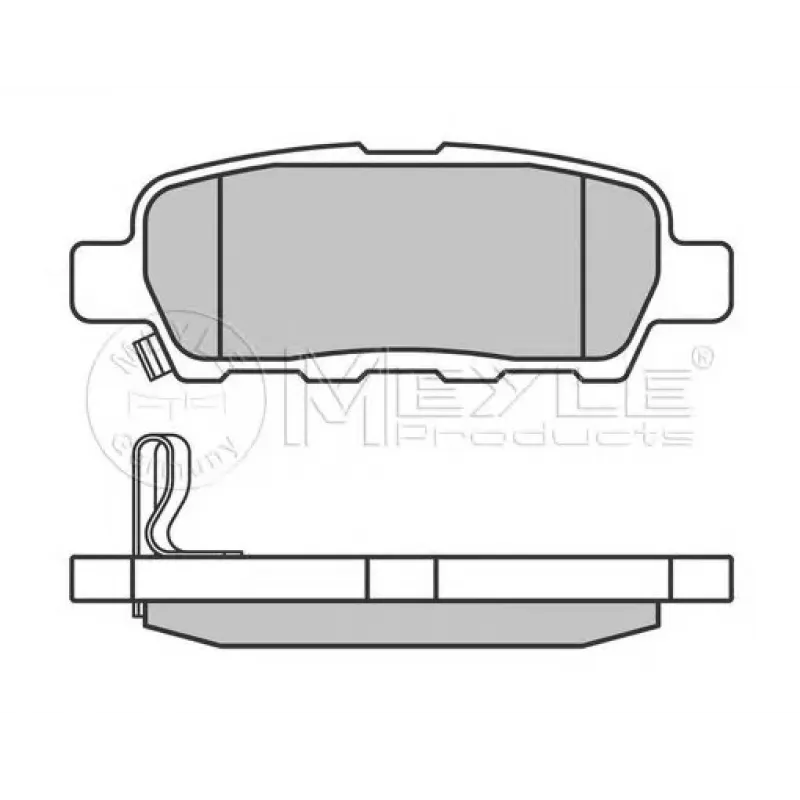 Колодки гальмівні (задні) Renault Koleos/Nissan Juke/Qashqai/X-Trail/Suzuki 08- (Akebono)