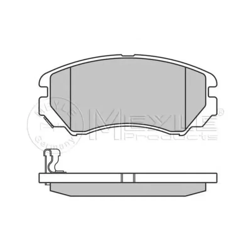 Колодки гальмівні (передні) Hyundai Sonata/Tucson/Kia Sportage 01-