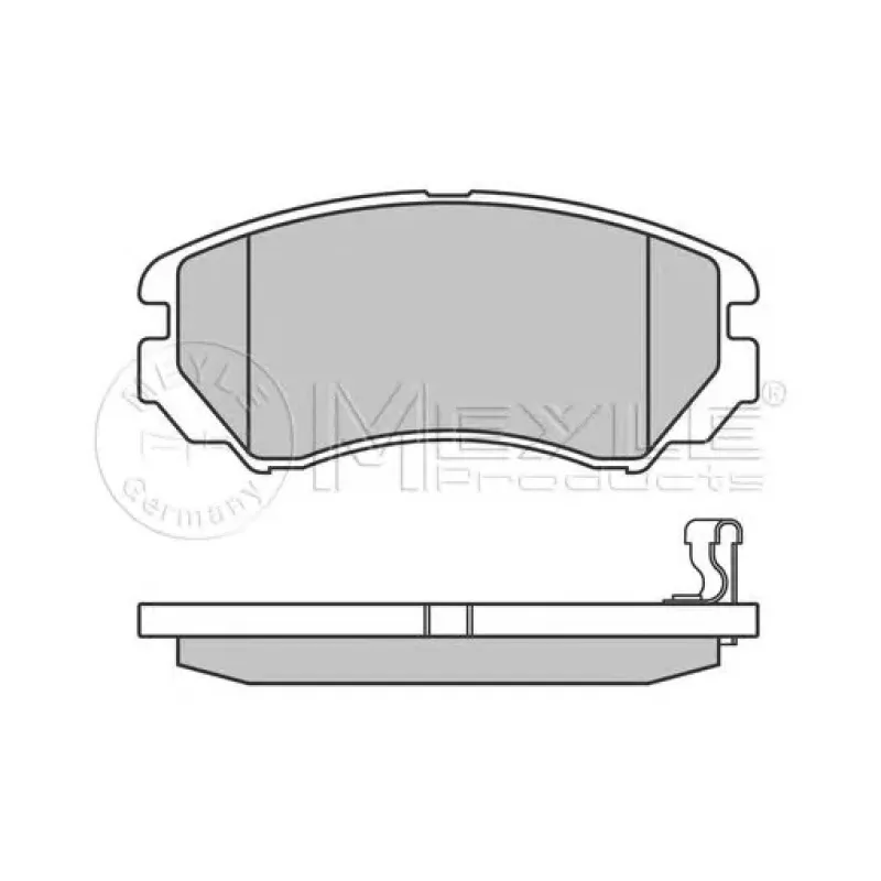 Колодки гальмівні (передні) Hyundai Sonata/Tucson/Kia Sportage 01-