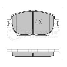 Колодки гальмівні (передні) Toyota Camry 01-06 (131.6x58.3)