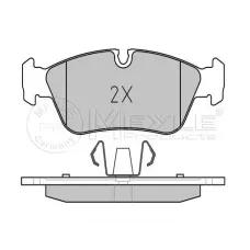 Колодки гальмівні (передні) BMW 3 (E90) 1.6-2.0 i 04-11