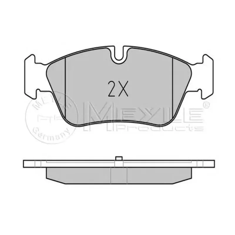 Колодки гальмівні (передні) BMW 3 (E90) 1.6-2.0 i 04-11