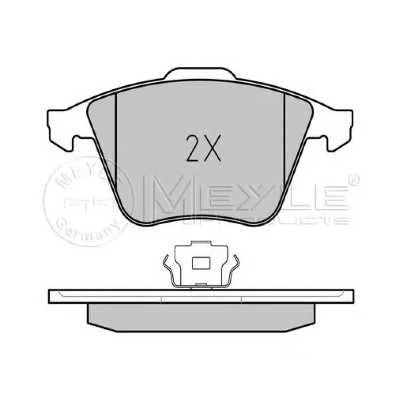 Колодки гальмівні (передні) Audi A4/A6/A8 02- (з датчиками) (Ate-Teves)