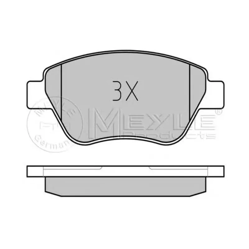 Колодки гальмівні (передні) Opel Corsa D 06-