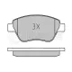 Колодки гальмівні (передні) Opel Corsa D 06-