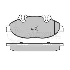 Колодки гальмівні (передні) MB Vito (W639) 03-