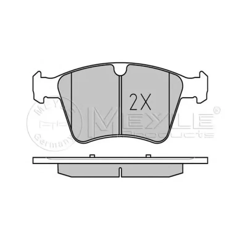 Колодки гальмівні (передні) MB GL-class (X164)/M-class (W164)/R-class (W251/V251) 06-14 (Ate)