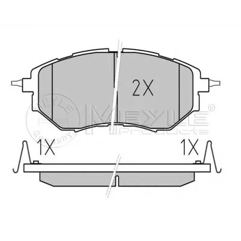 Колодки гальмівні (передні) Subaru Legacy IV 2.0-3.0 03-09