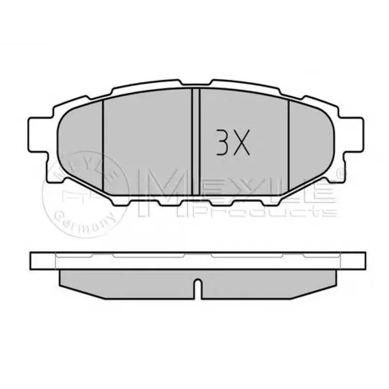Колодки гальмівні (задні) Subaru Forester/Impreza 08-/Legacy 03-14/Outback 03-/Toyota GT 12-