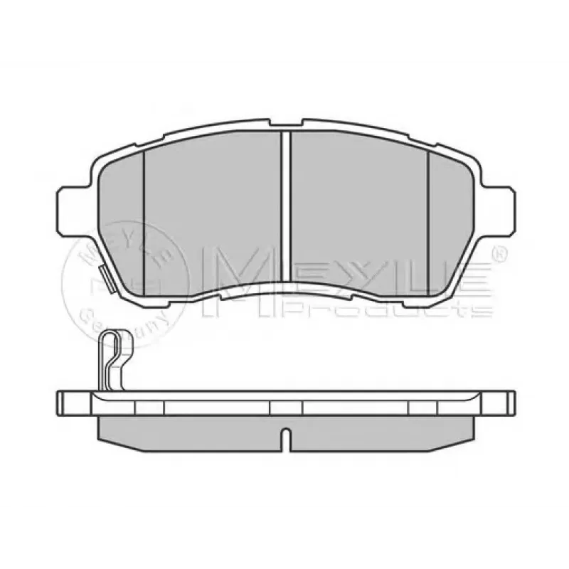 Колодки гальмівні (передні) Ford Fiesta 08-