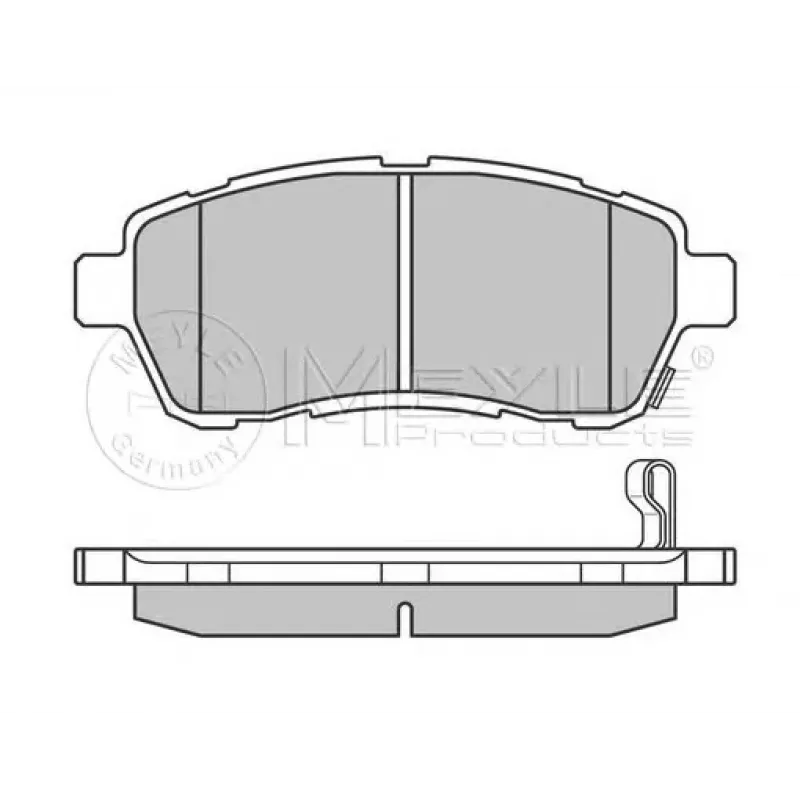 Колодки гальмівні (передні) Ford Fiesta 08-