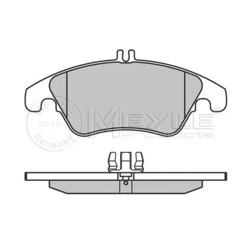 Колодки гальмівні (передні) MB C-class (W204/C204)/E-class (C207/A207) 07- (Lucas)