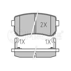 Колодки гальмівні (задні) Hyundai Accent/I20/I30/Ix35/Sonata/Kia Ceed/Rio/Sportage 1.2-3.3 05-