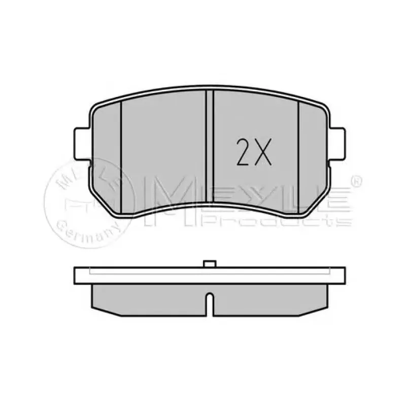 Колодки гальмівні (задні) Hyundai Accent/I20/I30/Ix35/Sonata/Kia Ceed/Rio/Sportage 1.2-3.3 05-
