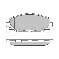 Колодки гальмівні (передні) Toyota RAV4 III 06-/Auris 07-