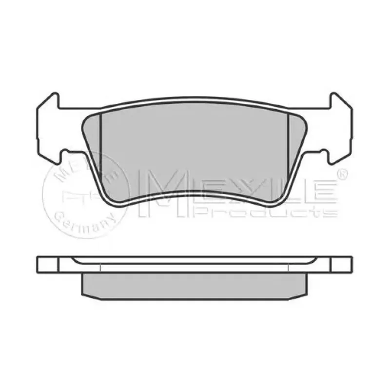 Колодки гальмівні (задні) VW T5 03- (Ate)