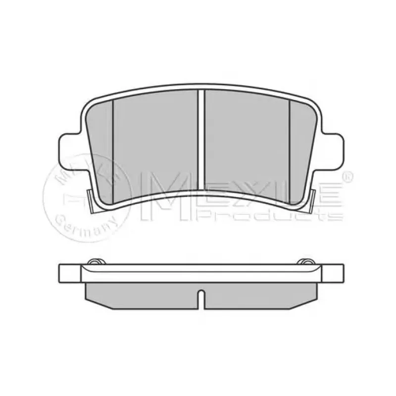 Колодки гальмівні (задні) Opel Insignia 08-