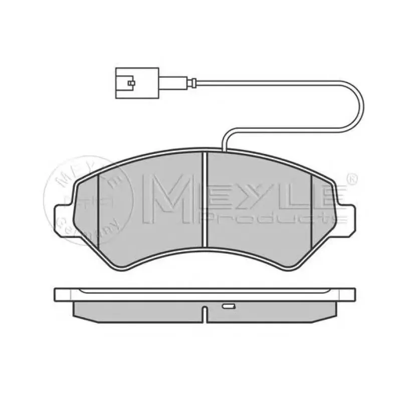 Колодки гальмівні (передні) Citroen Jumper/Fiat Ducato/Peugeot Boxer 2.0-3.0HDi 06- R16(з датчиком)