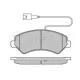Колодки гальмівні (передні) Citroen Jumper/Fiat Ducato/Peugeot Boxer 2.0-3.0HDi 06- R16(з датчиком)
