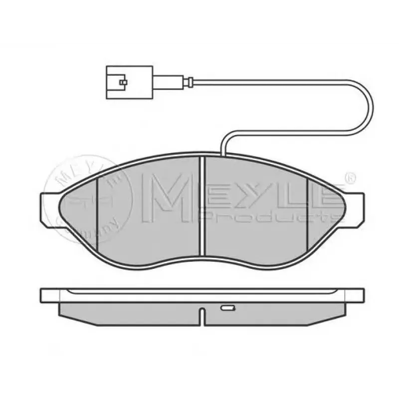 Колодки гальмівні (передні) Citroen Jumper/Fiat Ducato/Peugeot Boxer 06-