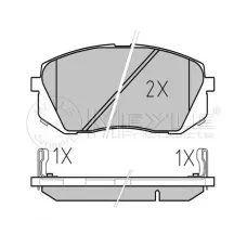 Колодки гальмівні (передні) Hyundai i40/ix35/Kia Sportage 10-