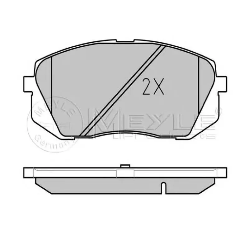 Колодки гальмівні (передні) Hyundai i40/ix35/Kia Sportage 10-