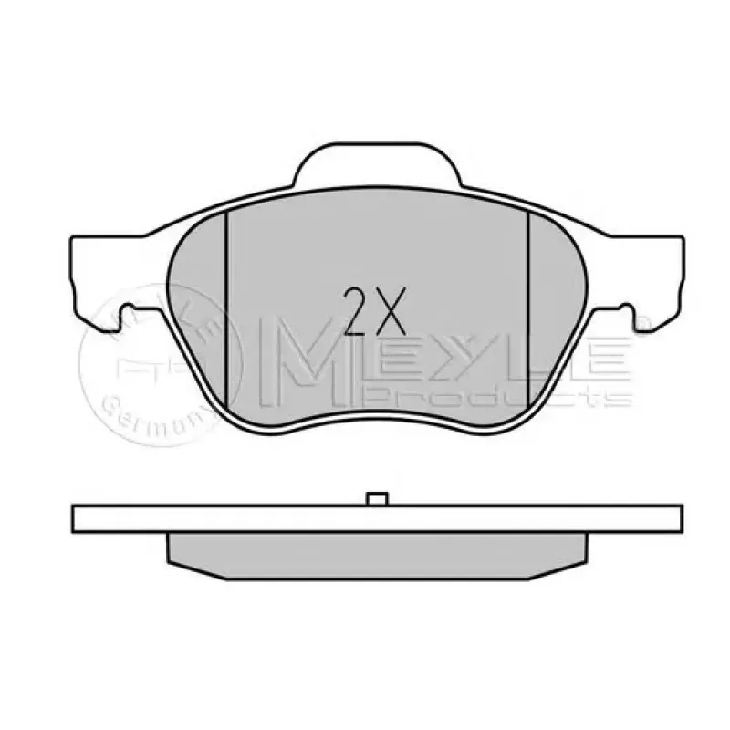 Колодки гальмівні (передні) Renault Megane II/Scenic II 1.4-2.0D 02-