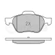 Колодки гальмівні (передні) Renault Megane II/Scenic II 1.4-2.0D 02-