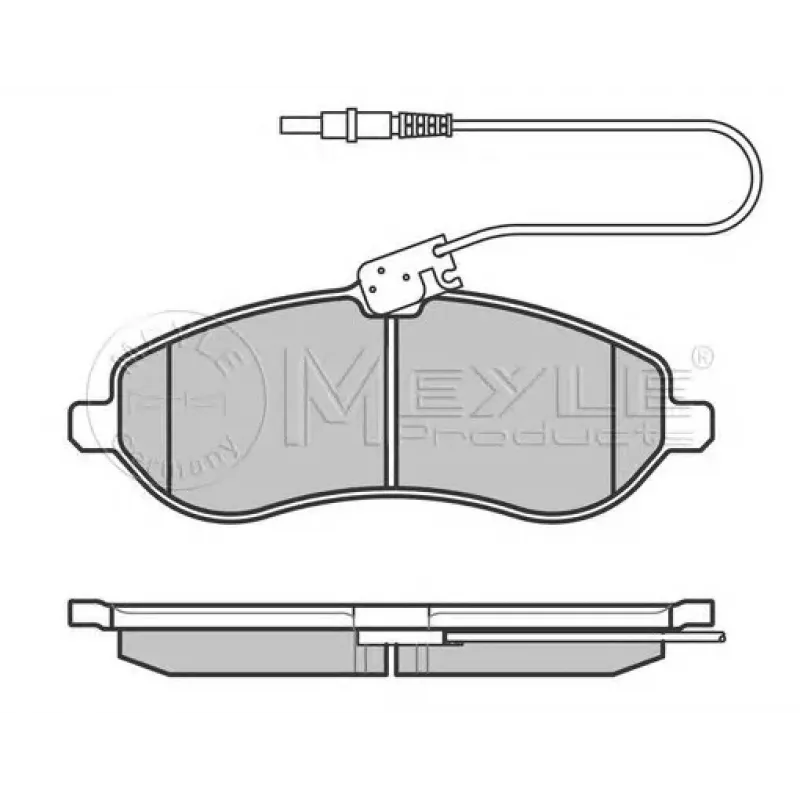 Колодки гальмівні (передні) Fiat Scudo 07-